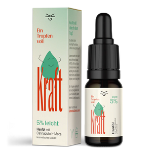 Ein Tropfen voll Kraft CBD Öl 5%